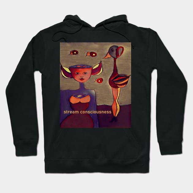 Stream Consciousness Hoodie by Sarah Curtiss